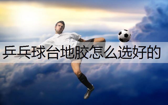 乒乓球台地胶怎么选好的