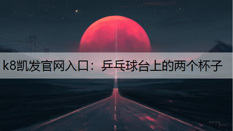 k8凯发官网入口：乒乓球台上的两个杯子